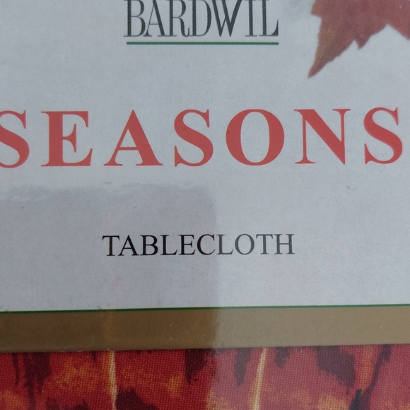 Harvest Oval New In Package Bardwil Thanksgiving Turkey Pumpkin Table Cloth - Picture 5 of 8